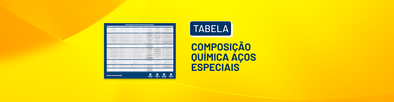 Tabela de composição química - Aços Especiais Tabela de composição química - Aços Especiais