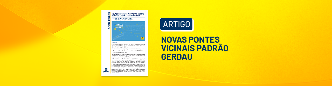 Artigo: Novas Pontes Vicinais Padrão Gerdau