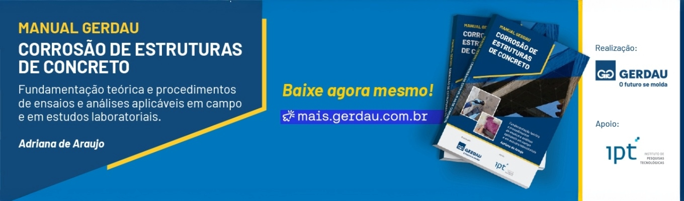 Novo Manual Gerdau Corrosão de Estruturas de Concreto