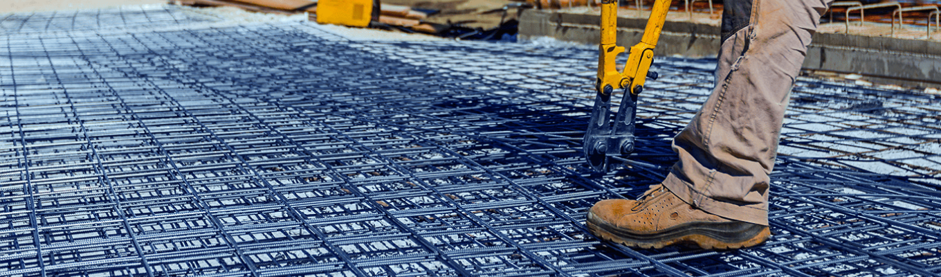 Tela soldada para piso de concreto