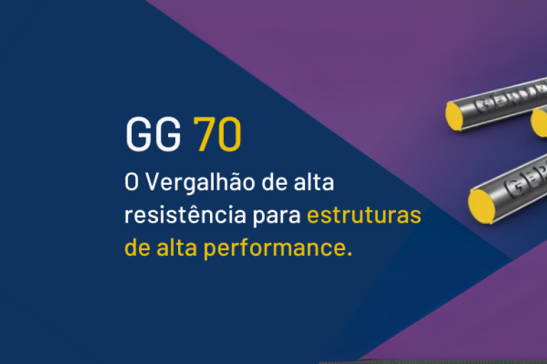 O Vergalhão GG 70 Gerdau para uma nova era na Construção Civil